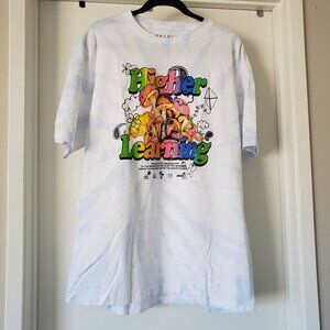 PACSUN T-Shirt HIGHER LEARNING Mushroom Short Sleeve Short Sleeve Size L NEW
